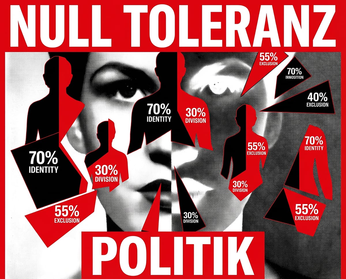 Null Toleranz: Wenn Steuergelder Spaltung finanzieren